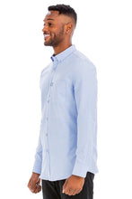 Cargar imagen en el visor de la galería, Mens Solid Long Sleeve Button Down
