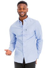 Cargar imagen en el visor de la galería, Mens Solid Long Sleeve Button Down
