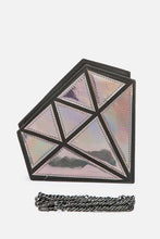 Cargar imagen en el visor de la galería, 2 Tone Holographic Iconic Diamond Clutch Bag
