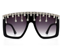 Cargar imagen en el visor de la galería, Oversize Square Rhinestone Fashion Sunglasses
