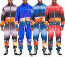 Load image into Gallery viewer, NYC LIFE LA LIFE PRINT WINDBREAK TRACK SUIT
