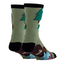 Load image into Gallery viewer, Painting Bob Ross - Men&#39;s Cotton Crew Funny Socks
