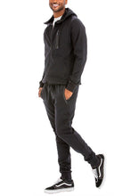 Cargar imagen en el visor de la galería, Mens Full Zip Sweat Pant Sweat Set
