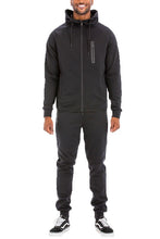 Cargar imagen en el visor de la galería, Mens Full Zip Sweat Pant Sweat Set
