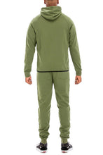 Cargar imagen en el visor de la galería, Mens Full Zip Sweat Pant Sweat Set
