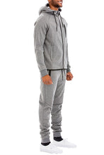 Cargar imagen en el visor de la galería, Mens Full Zip Sweat Pant Sweat Set
