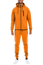 Cargar imagen en el visor de la galería, Mens Full Zip Sweat Pant Sweat Set
