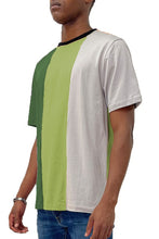 Load image into Gallery viewer, VERTICAL COLOR BLOCK TSHIRT
