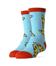 Load image into Gallery viewer, Pizza Party - Kid&#39;s Funny Crew Socks
