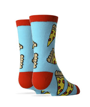 Load image into Gallery viewer, Pizza Party - Kid&#39;s Funny Crew Socks

