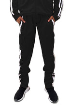 Load image into Gallery viewer, Two Stripe Cargo Pouch Track Pants
