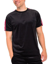 Load image into Gallery viewer, VELVET STRIPE TSHIRT
