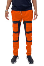 Load image into Gallery viewer, COLOR BLOCK CARGO TRACK PANT
