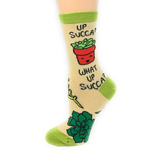 Cargar imagen en el visor de la galería, What Up Succa - Women&#39;s Funny Socks

