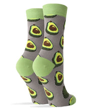 Load image into Gallery viewer, Avocado Life - Women&#39;s Funny Crew Socks
