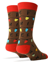 Load image into Gallery viewer, Stranger - Men&#39;s Christmas Cotton Crew Funny Socks
