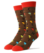 Cargar imagen en el visor de la galería, Stranger - Men&#39;s Christmas Cotton Crew Funny Socks
