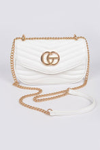 Cargar imagen en el visor de la galería, Logo Quilted Shoulder Swing Bag
