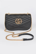 Cargar imagen en el visor de la galería, Logo Quilted Shoulder Swing Bag
