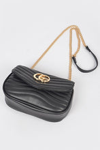 Cargar imagen en el visor de la galería, Logo Quilted Shoulder Swing Bag
