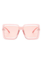 Load image into Gallery viewer, Oversize Square Large Cut-Out Fashion Sunglasses
