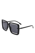 Load image into Gallery viewer, Oversize Square Large Cut-Out Fashion Sunglasses
