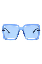 Load image into Gallery viewer, Oversize Square Large Cut-Out Fashion Sunglasses
