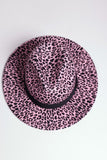 LEOPARD PRINT GATSBY STYLE FEDORA