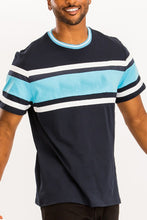 Cargar imagen en el visor de la galería, COTTON THREE STRIPE TSHIRT
