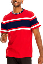 Cargar imagen en el visor de la galería, COTTON THREE STRIPE TSHIRT
