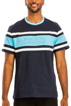 Cargar imagen en el visor de la galería, COTTON THREE STRIPE TSHIRT
