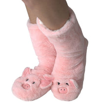 Load image into Gallery viewer, Le Piggy - Women&#39;s Cozy Slipper Socks
