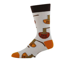 Load image into Gallery viewer, Send Noods - Men&#39;s Cotton Crew Funny Socks
