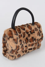 Cargar imagen en el visor de la galería, Leopard Print Top Handle Crossbody Bag
