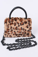 Cargar imagen en el visor de la galería, Leopard Print Top Handle Crossbody Bag
