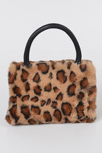 Cargar imagen en el visor de la galería, Leopard Print Top Handle Crossbody Bag

