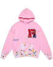 Load image into Gallery viewer, Chenille Patch &amp; Hand Paint Hoodie
