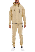 Cargar imagen en el visor de la galería, Mens Full Zip Sweat Pant Sweat Set
