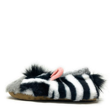 Load image into Gallery viewer, Kids Indoor Cozy Slipper - ZZ Zebra
