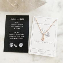 Load image into Gallery viewer, Magic Charm Hand Necklace
