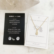 Load image into Gallery viewer, Magic Charm Hand Necklace

