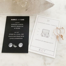 Load image into Gallery viewer, Magic Charm Key Hoops
