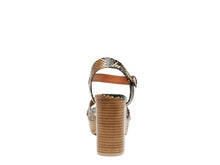 Cargar imagen en el visor de la galería, RAG&amp;CO CHYPRE HIGH HEELED BLOCK SANDAL IN TAN
