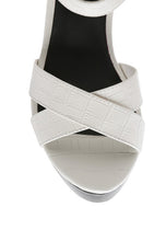 Cargar imagen en el visor de la galería, RAG&amp;CO CHYPRE HIGH HEELED BLOCK SANDAL IN TAN
