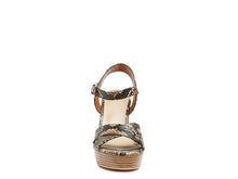 Cargar imagen en el visor de la galería, RAG&amp;CO CHYPRE HIGH HEELED BLOCK SANDAL IN TAN

