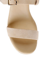 Cargar imagen en el visor de la galería, RAG&amp;CO PORTIA LEATHER WEDGE SANDAL
