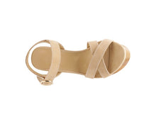 Cargar imagen en el visor de la galería, RAG&amp;CO CHOUPETTE SUEDE LEATHER BLOCK HEELED SANDAL
