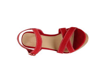 Cargar imagen en el visor de la galería, RAG&amp;CO CHOUPETTE SUEDE LEATHER BLOCK HEELED SANDAL

