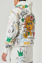 Load image into Gallery viewer, ALLOVER HAND DRAWING &amp; CHENILLE PATCH HOODIE
