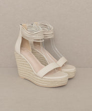 Load image into Gallery viewer, OASIS SOCIETY Rosalie - Layered Ankle Wedge
